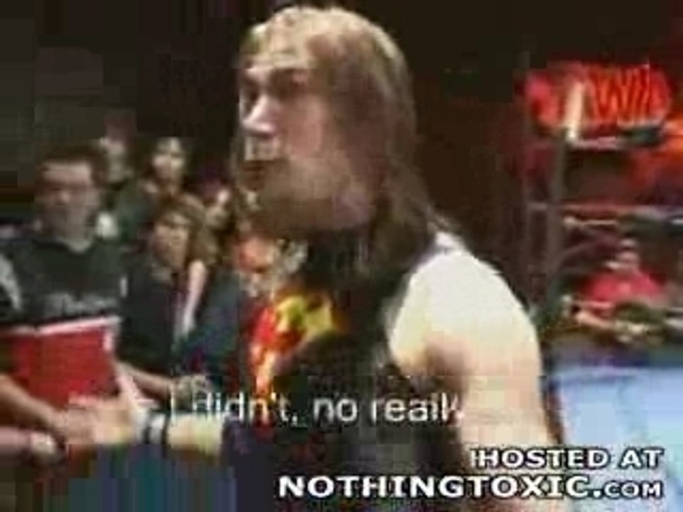 Catcheur fin énervé fin de match