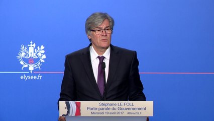 Compte rendu du Conseil des ministres du 19 avril 2017