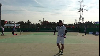 【アジアソフトテニス選手権男子シングルス】船水颯人（日本）vs キム・ドンフン（韓国）