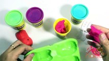 PlayDoh Nano - Sweety Rabbiull color eat by Peppa pig cute
