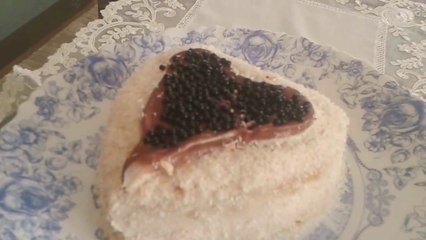 İki Kişilik Kalp Model Pasta