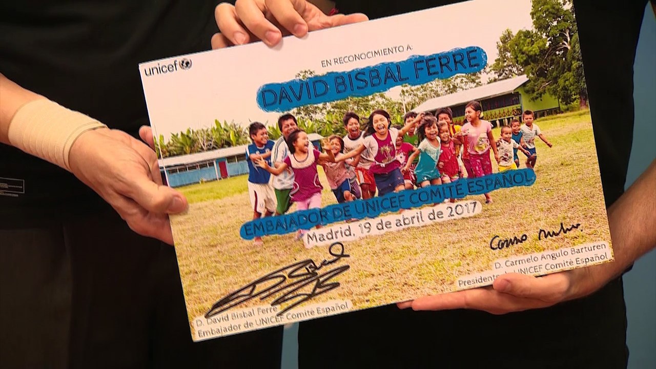 David Bisbal es nombrado embajador de UNICEF