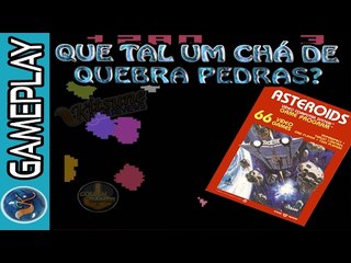 Asteroids - Que tal um chá de Quebra Pedras?- Atari 2600  - #kitsunegamereviews