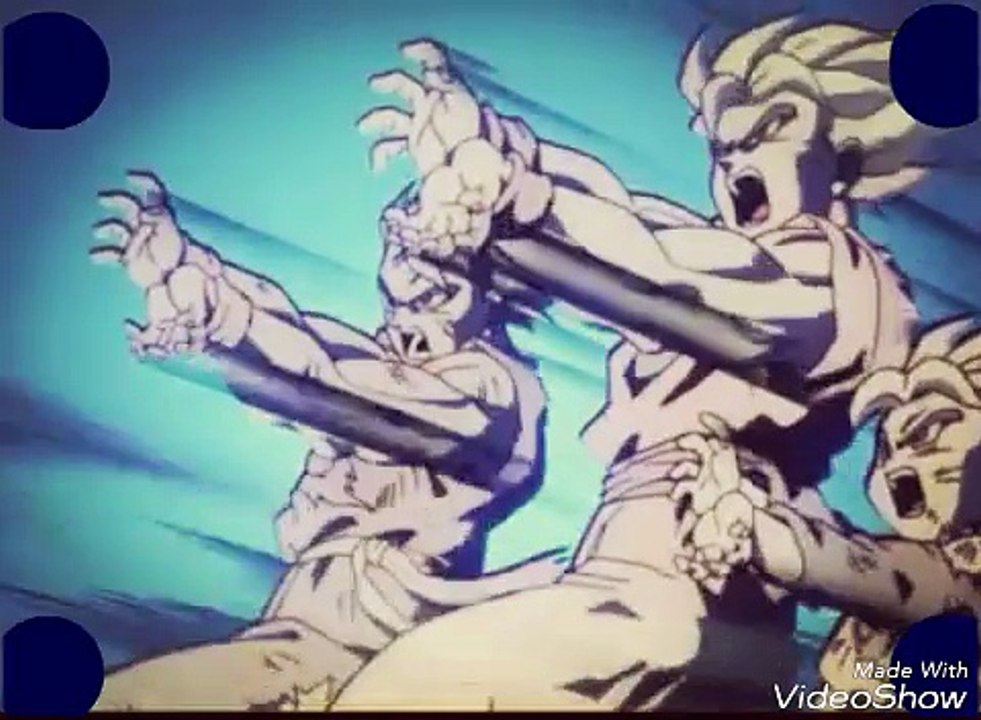 BROLY Vs GOHAN e GOTEM Com GOKU