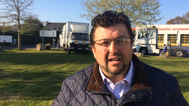 Les forains s'installent au Quartier des jardins