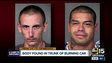Two arrested for killing man, burning body