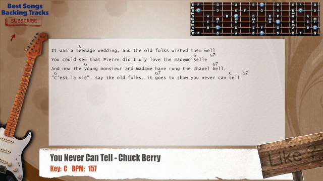 You Never Can Tell - Chuck Berry Guitar Backing Track