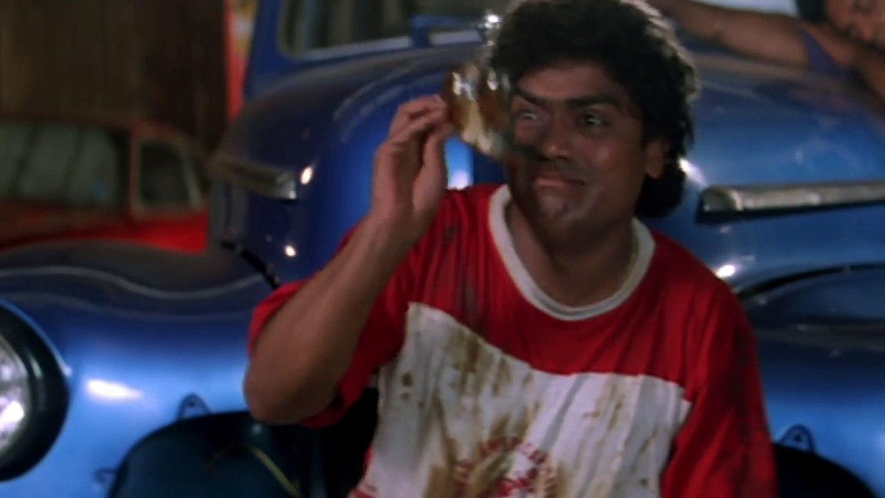 Johnny Lever Best Comedy Moment - The Famous Funny Garage Scene