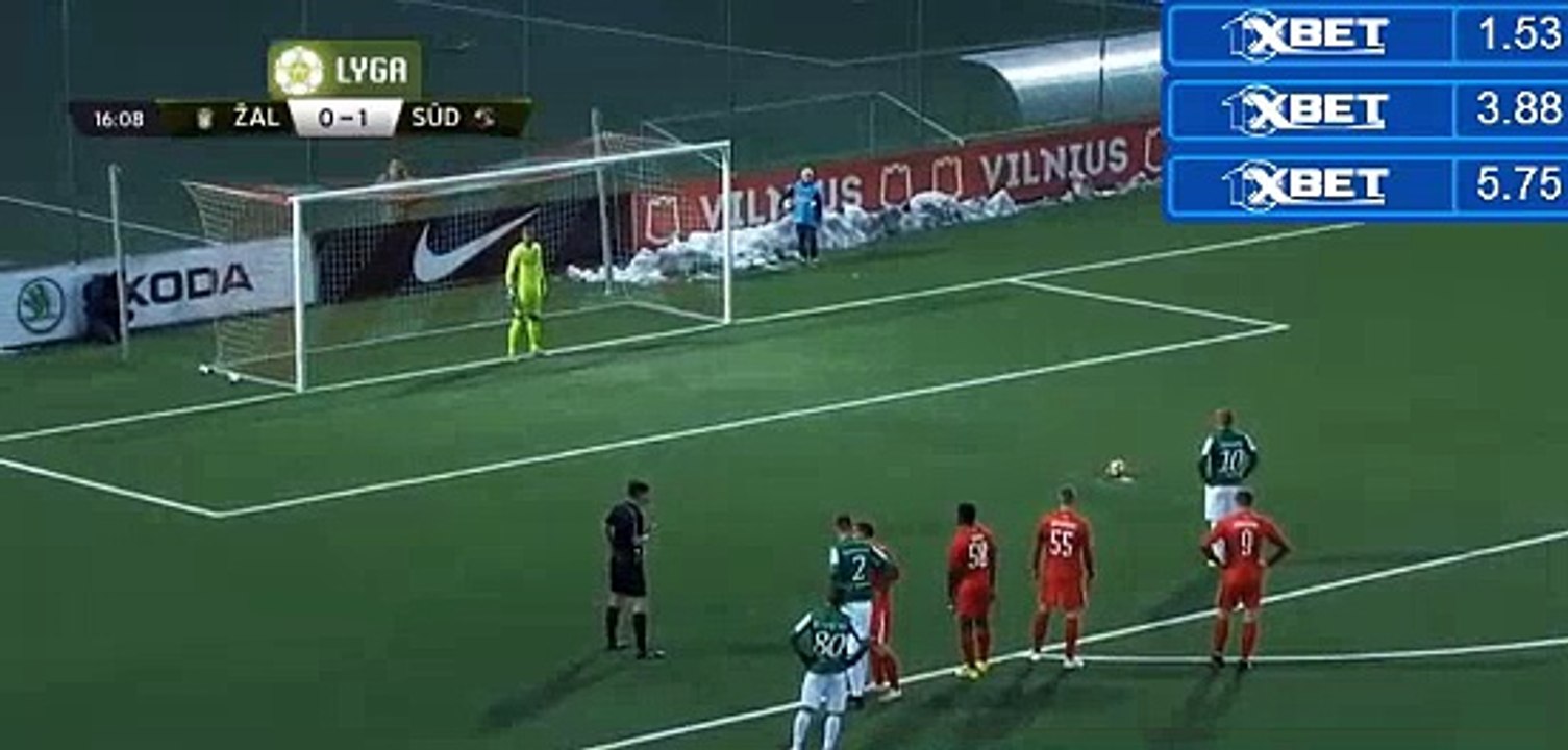 Darvydas Sernas Goal HD - VMFD Zalgiris 1-1 Suduva Marij 19.04.2017