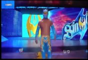 Watch How The WWE Superstar Sinkara Has Jumped over the Ring