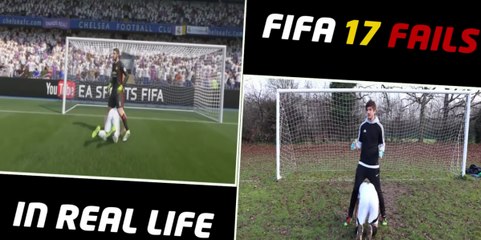 De risa: recrean los fallos de FIFA 17 en la vida real