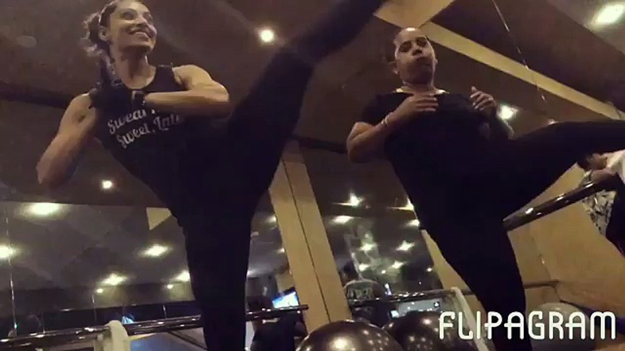 Bipasha Basu High Kicks