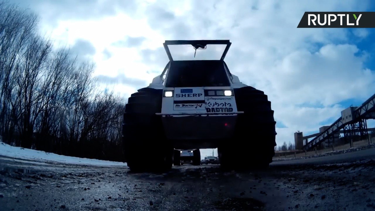 Convoy of SHERP ATVs Begins Longest Overland Journey North of Arctic Circle
