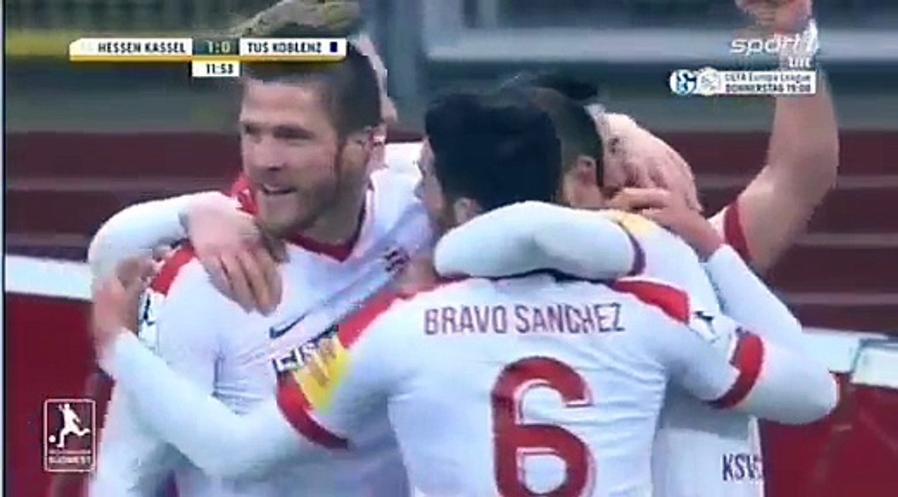 Hessen Kassel 1:0 Tus Koblenz  (German Regionalliga South-West17 April 2017)