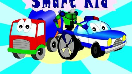 Learning colors. Coloring book “Colorful vehicles!”. Let’s color a truck!