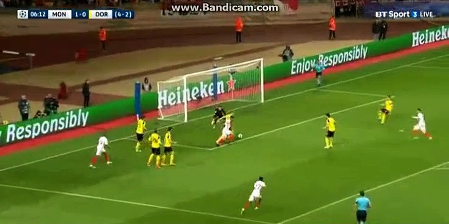 Falcao  Incredible  Miss   AS. Monaco 1-0 Borussia Dortmund - 19.04.2017 HD