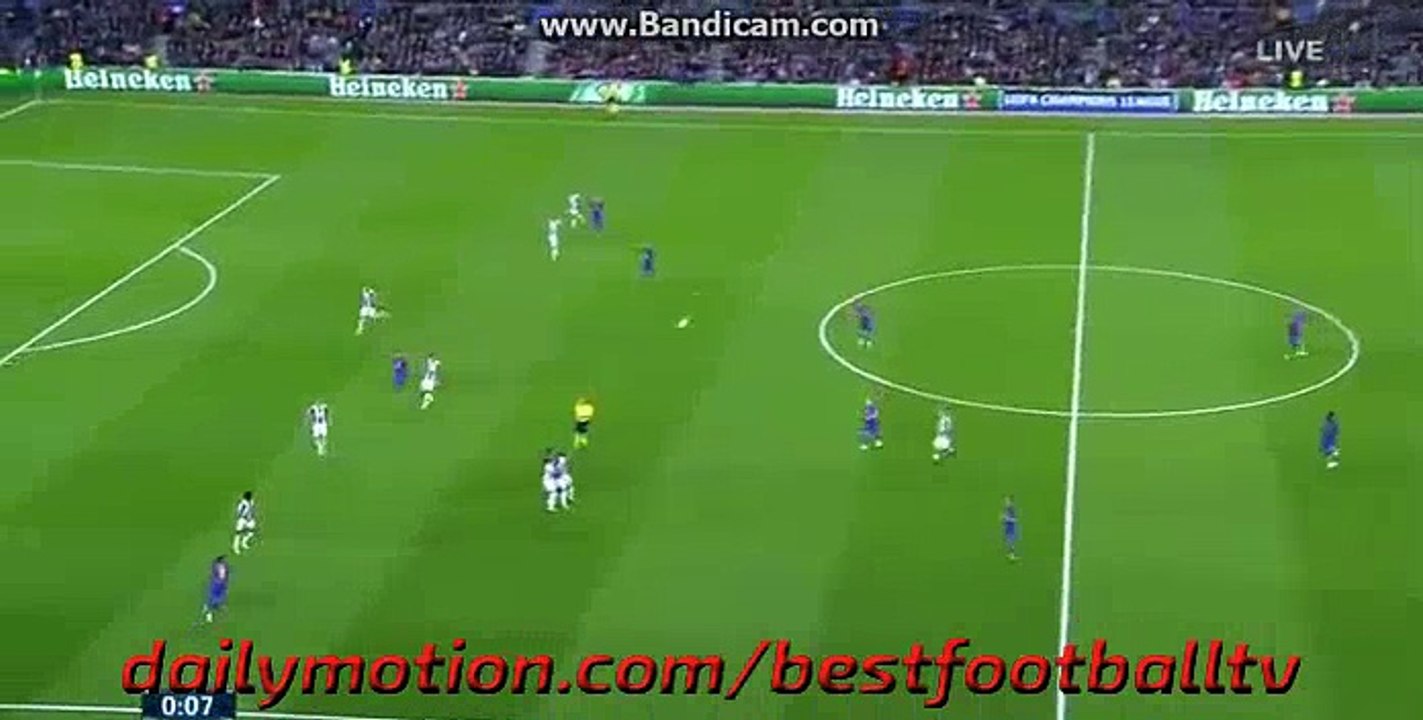 FC Barcelona 1st Big Chance - FC Barcelona vs Juventus - Champions League - 19.04.2017