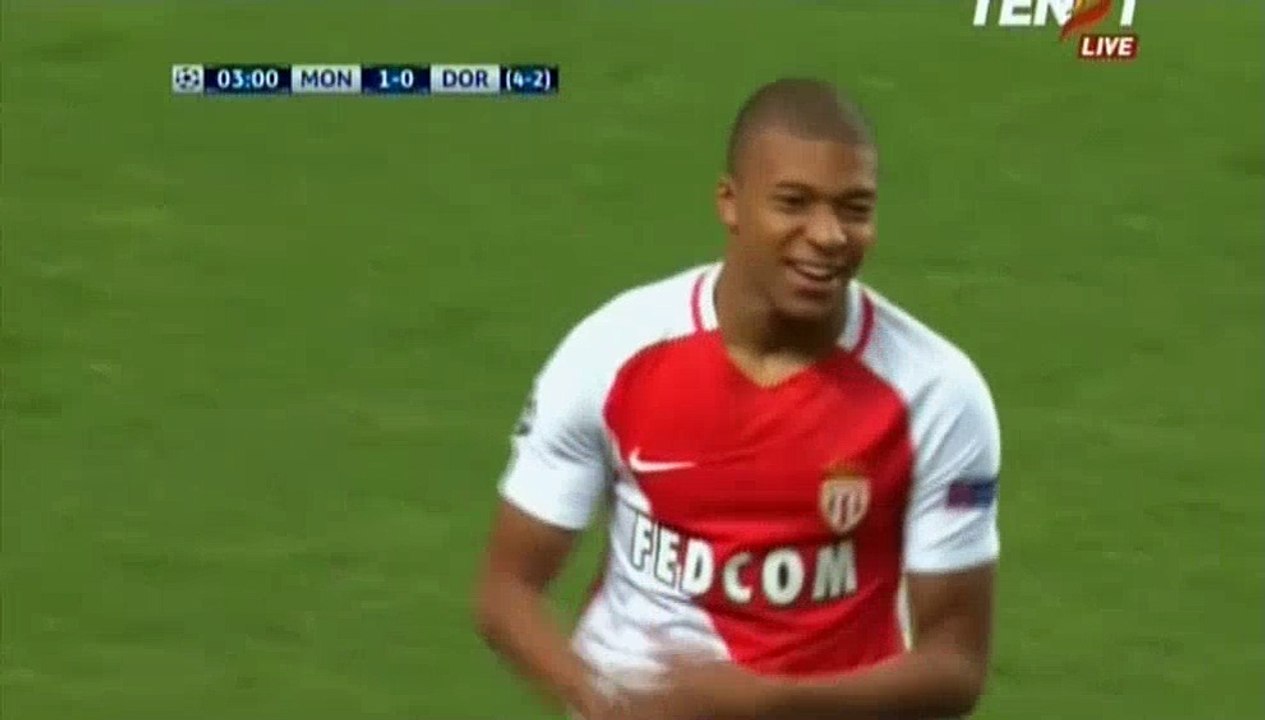 Kylian Mbappé Goal HD - Monaco 1-0 Borussia Dortmund - 19.04.2017 HD