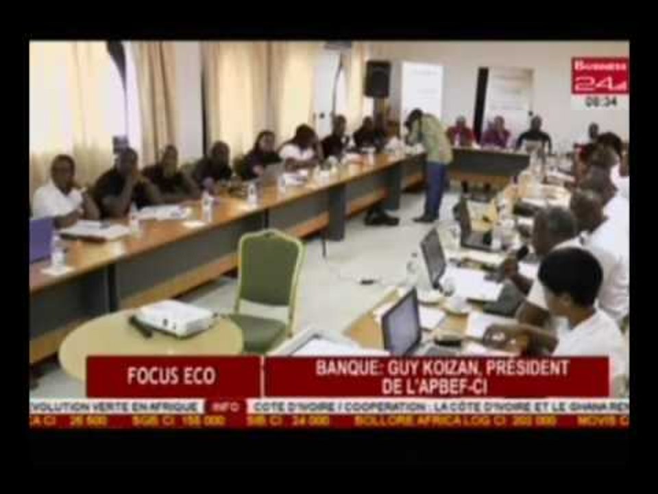 Business 24 / Focus Eco - Banque : Guy Koizan, président de l’APBEF-CI