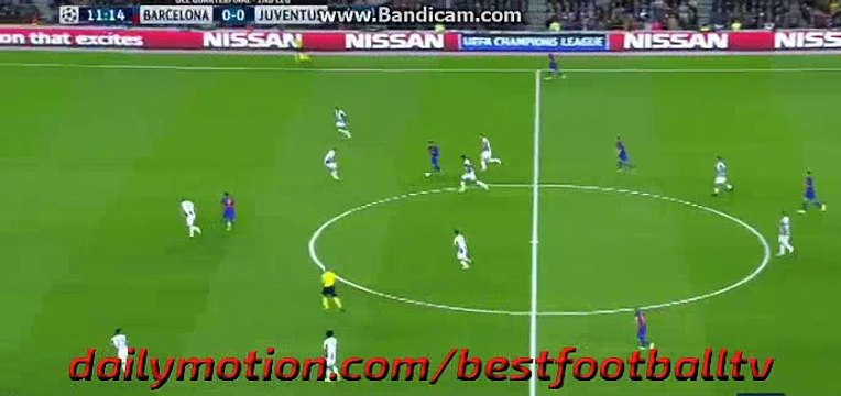 Lionel Messi Fantastic Shot Chance - FC Barcelona vs Juventus - Champions League - 19.04.2017 HD