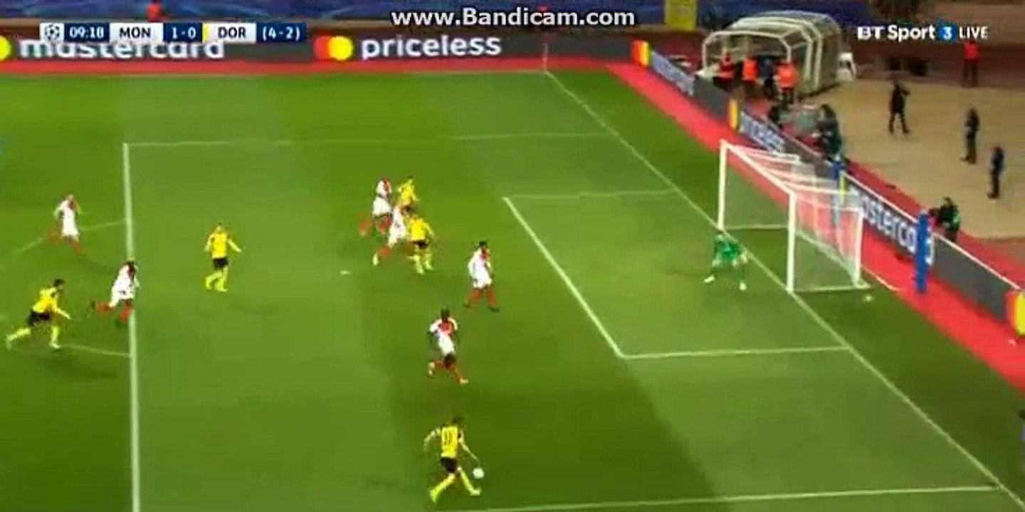 REUS  100%  Big  Chance   HD   Monaco 1-0 Borussia Dortmund - 19.04.2017 HD