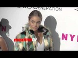 Jasmine Sanders & Shaun Ross NYLON Young Hollywood Party 2015 Red Carpet Arrivals