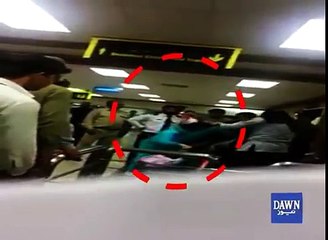 Airport security officer suspended due to violent on Islamabad Airport