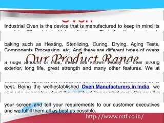 Oven Manufacturers In India
