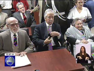 Audiencia de juzgamiento contra 9 integrantes de la comisión anticorrupción