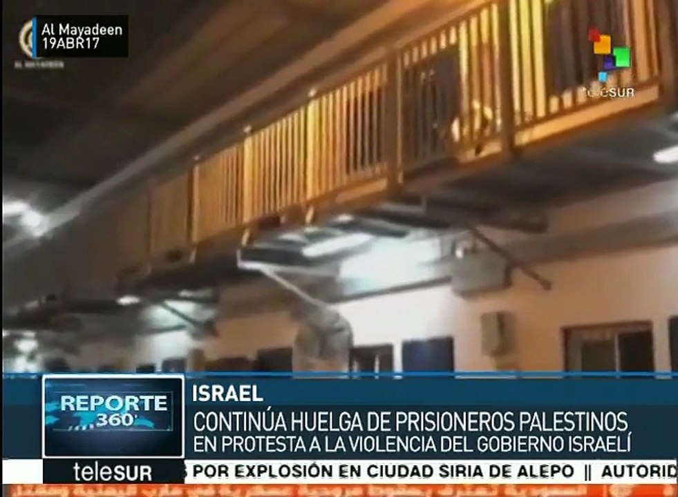 Israel toma medidas contra presos palestinos en huelga de hambre