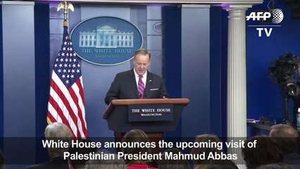 White House annouces visit of Palestinian leader Abbas