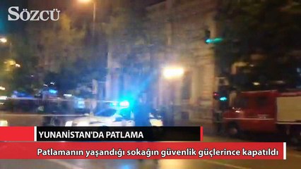 Yunanistan’ın başkenti Atina’da patlama