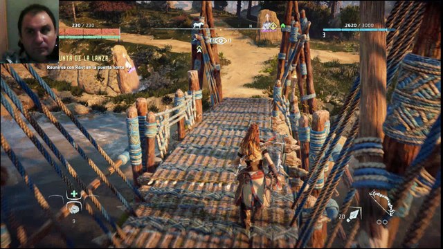 Horizon Zero Dawn, Gameplay Historia 3, La caceria final con mi mentor el Dientes de Sable