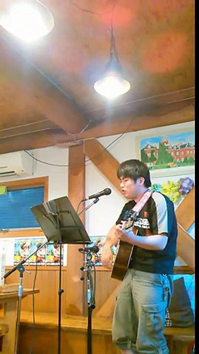 長渕剛「とんぼ」カバー　ギター弾き語り　スープカレー　ポレポレ　オープンマイク