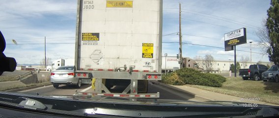 Semi Truck Crashes Taking A Hard Right