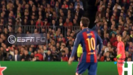 Lionel Messi Bleeding (Horror Injury) - Barcelona vs Juventus 19/04/2017