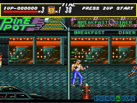 Streets Of Rage - stage 1 (sega mega drive)