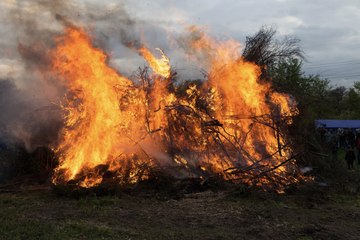 Osterfeuer 2017 in Castrop-Rauxel