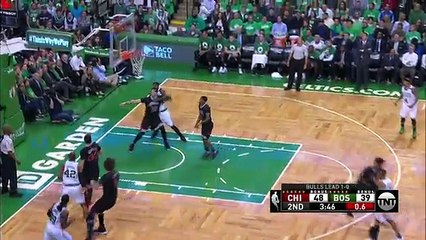 Amazing Rajon Rondo full court assist to Jimmy Butler  April 18, 2017