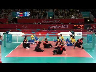 Sitting Volleyball - GER vs CHN - Men's Quarterfinal 1 - Match 35 - London 2012 Paralympic Games