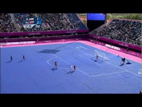 Football 7-a-side - IRI vs RUS - 2nd half - Men's Pool A Prelims - London 2012 Paralympic Games
