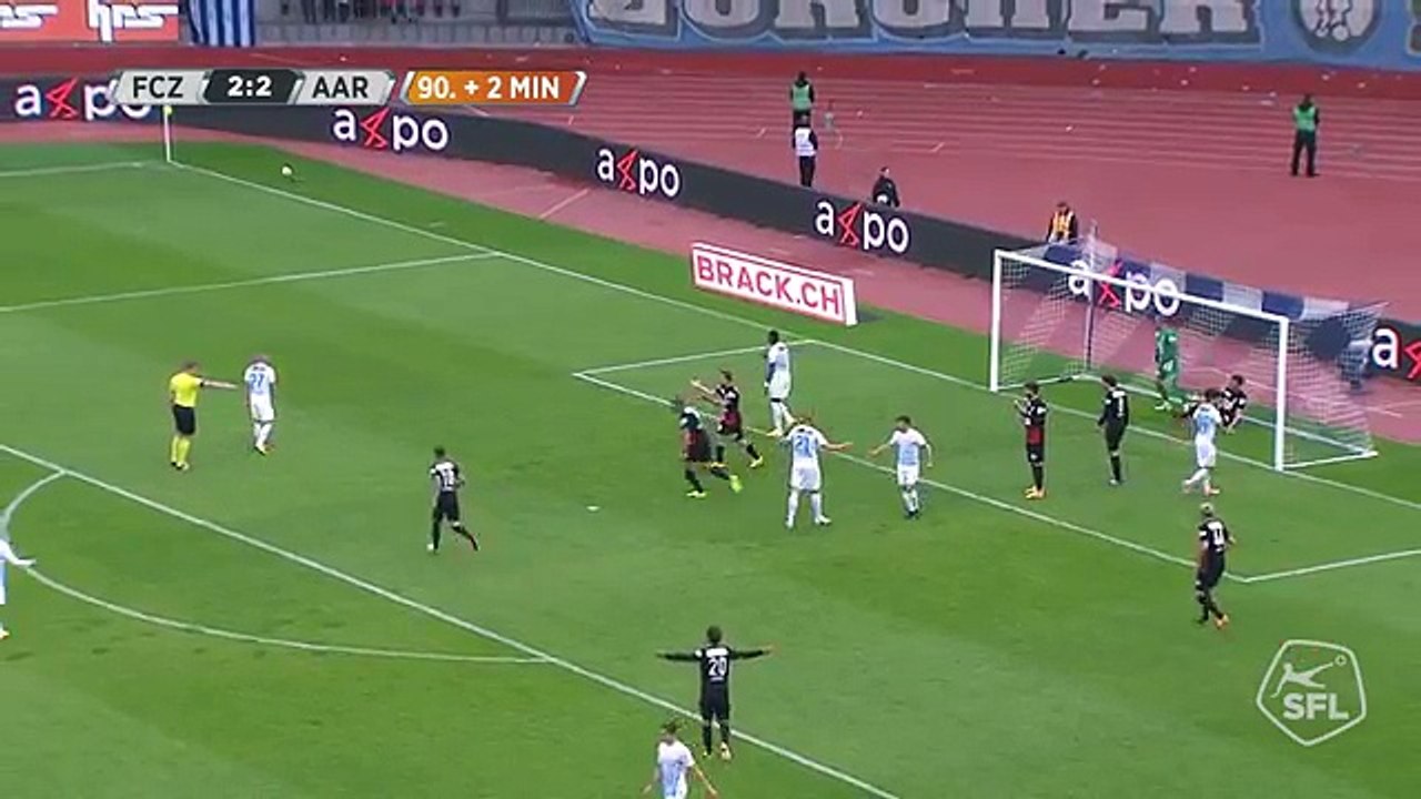 FC Zürich 3:2 FC Aarau (18April Swiss Challenge League)