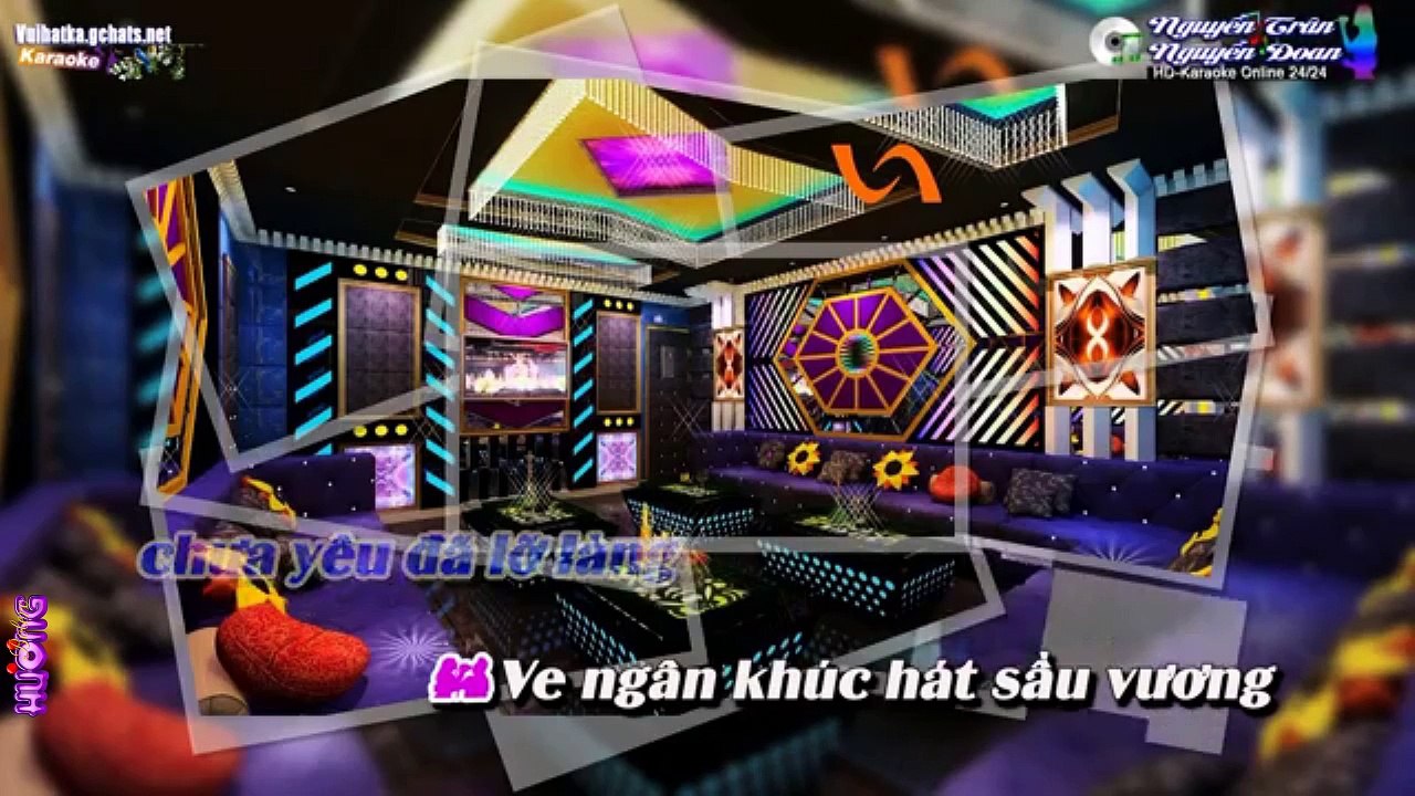 [Karaoke] Đường Tím Bằng Lăng_Song ca với Huong Bolero