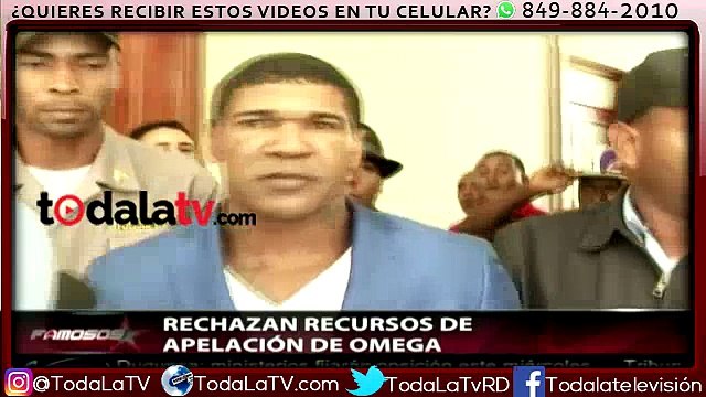 Rechazan recursos de apelación de merenguero Omega-Famosos Inside-Video