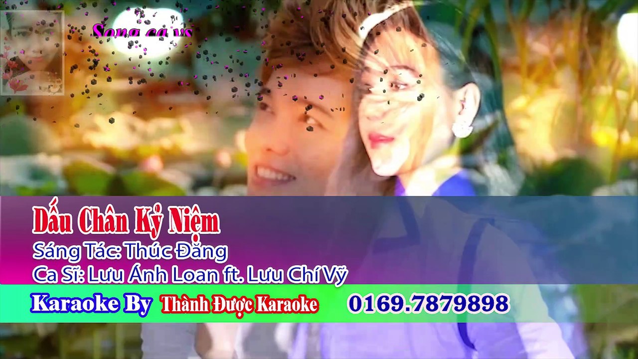 [Karaoke] DẤU CHÂN KỶ NIỆM_Song ca với Huong Bolero