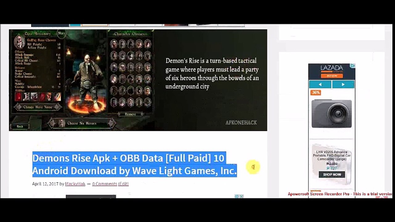 Demons Rise Apk + OBB Data [Full Paid] 10 Android Download by Wave Light Games, Inc.