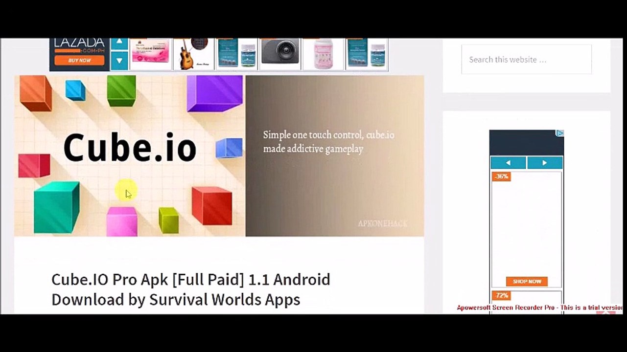 Cube.IO Pro Apk [Full Paid] 1.1 Android Download by Survival Worlds Apps