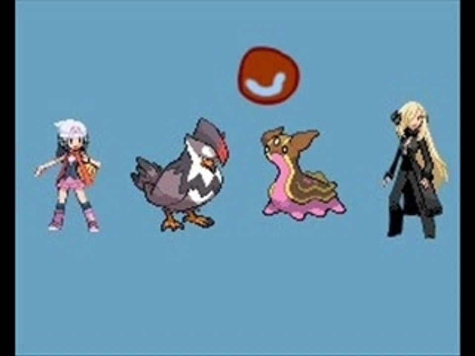 Cynthia VS Hikari (pour rigoler)