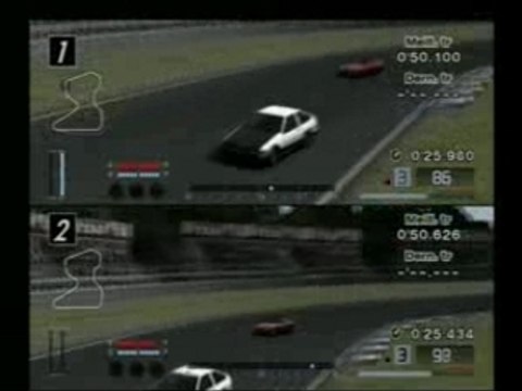 GT4 duel 4 AE86 vs cappuccino idol initial D