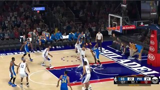 NBA 2K17 Stephen Curry   Highlights at 76ers 20